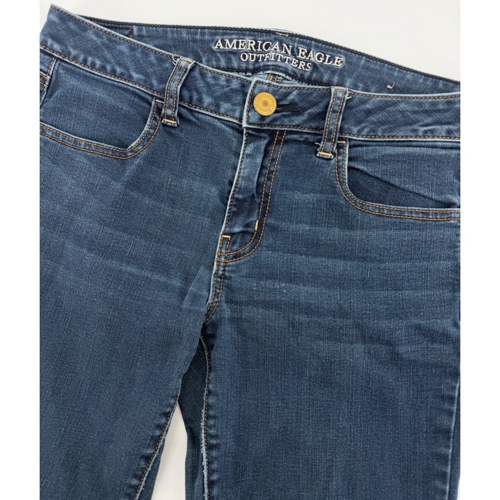 American Eagle Outfitters Jegging Dark‎ Wash Skinny Jeans Womens Size 8 Regular